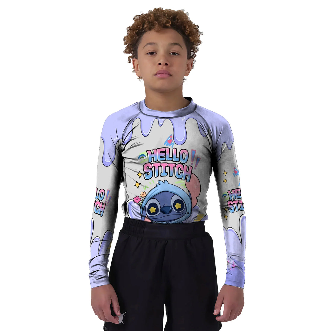Hello Stitch Kids Rash Guard