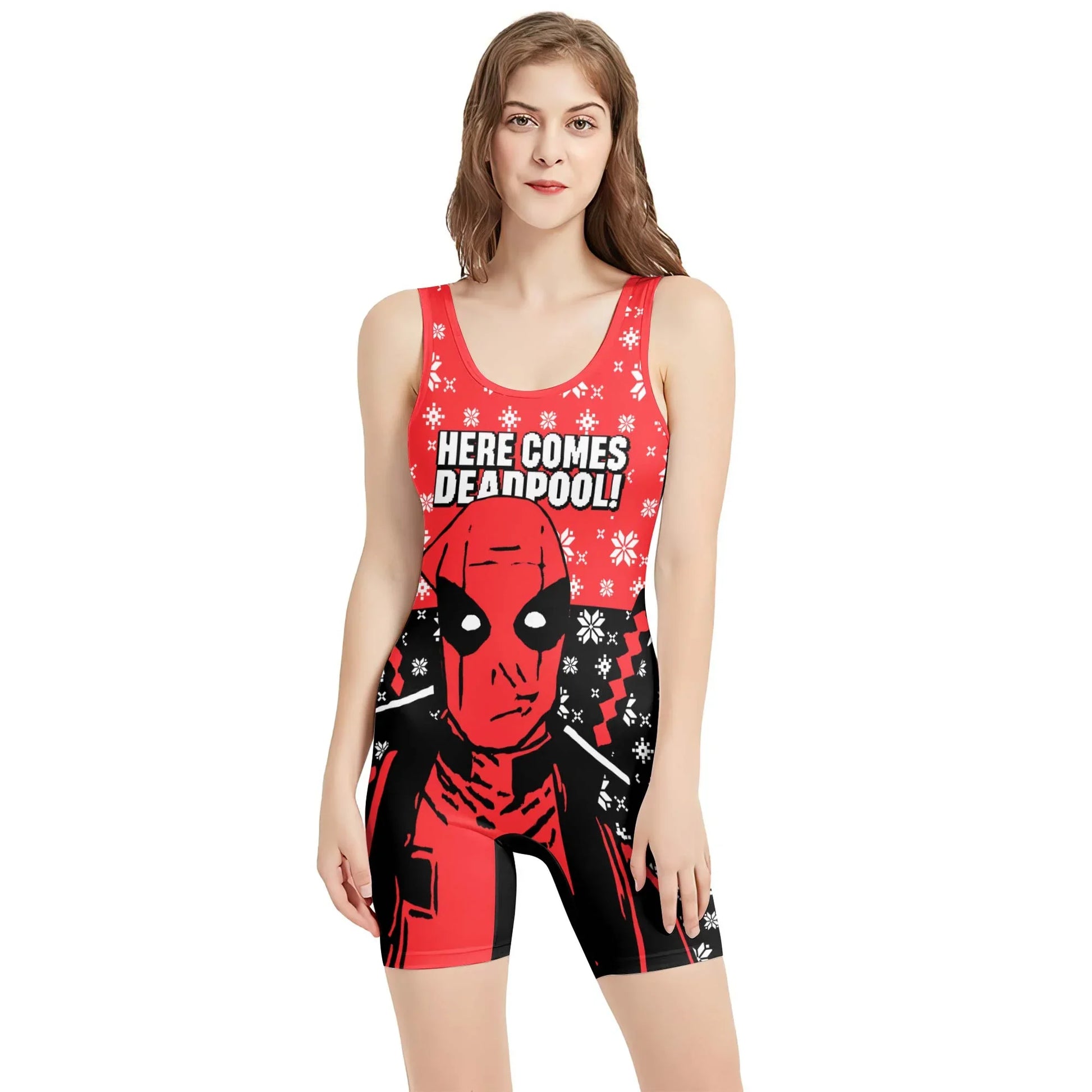 Here Comes Deadpool Wrestling Singlet