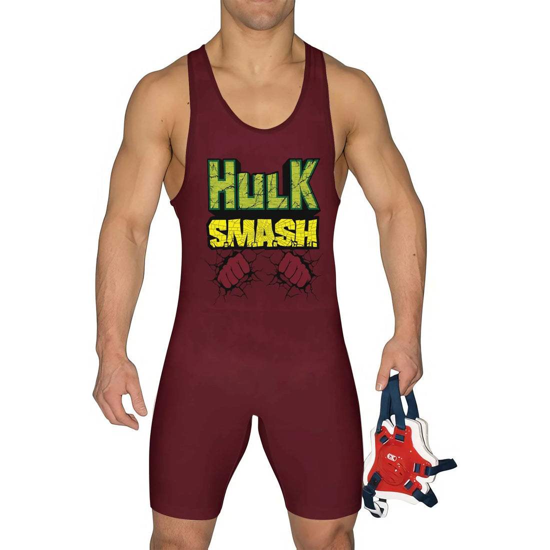 Hulk Smash Wrestling Singlet
