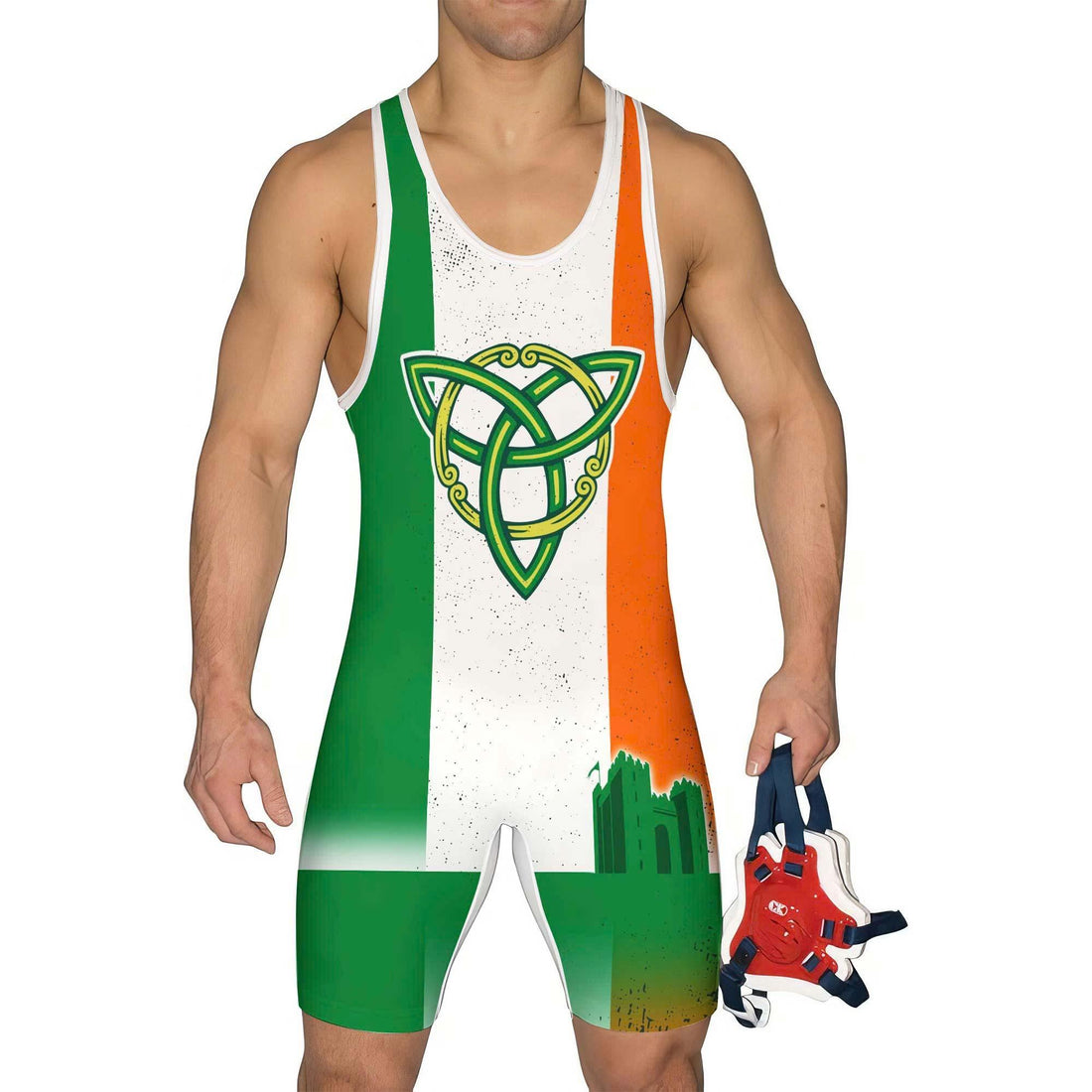 Ireland Flag Wrestling Singlet