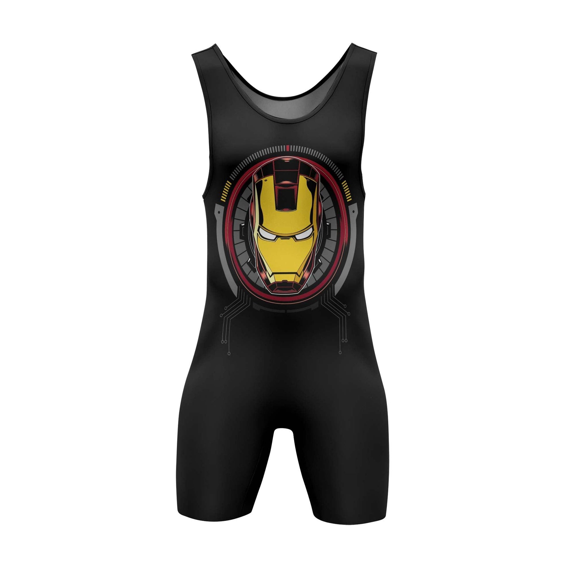 Iron Man Symbol Wrestling Singlet