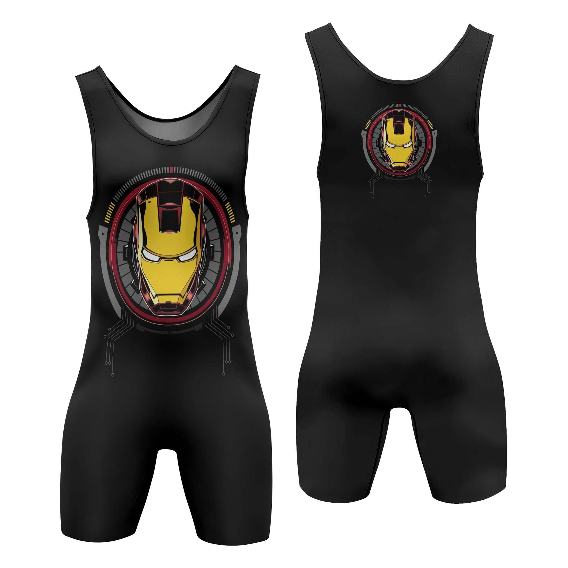 Iron Man Symbol Wrestling Singlet