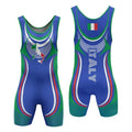 Italy Olympic Wrestling Singlet