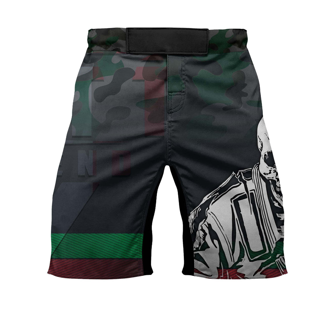 Italy Skull Fighter Fight Shorts