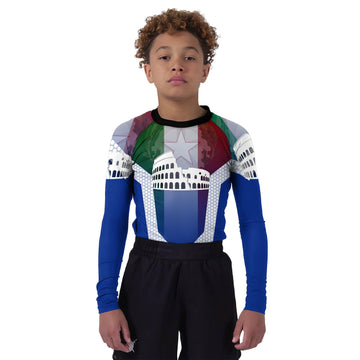 Italy Symbol Kids Rash Guard