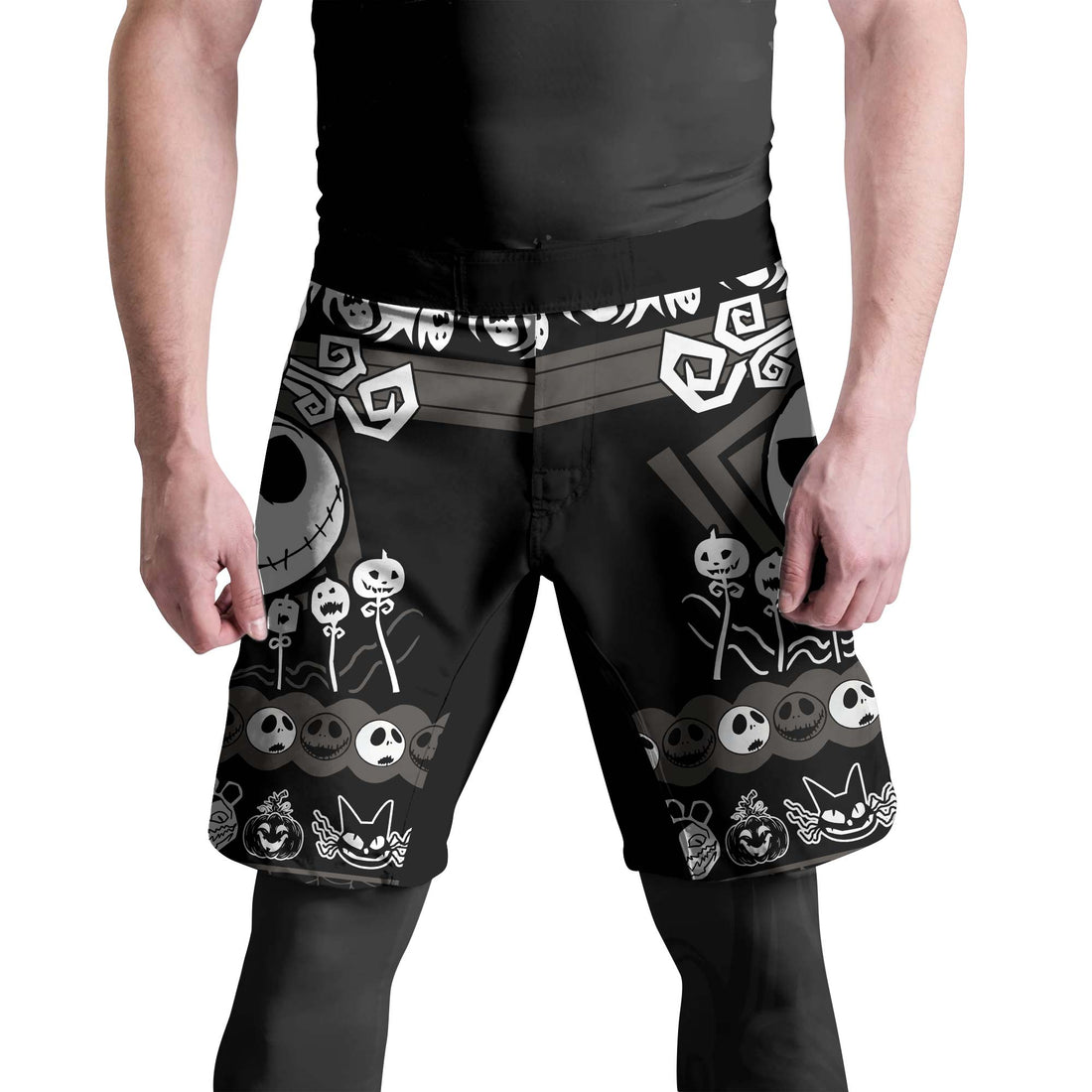 Jack Skellington Nightmare King Fight Shorts