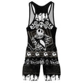 Jack Skellington Nightmare King Wrestling Singlet