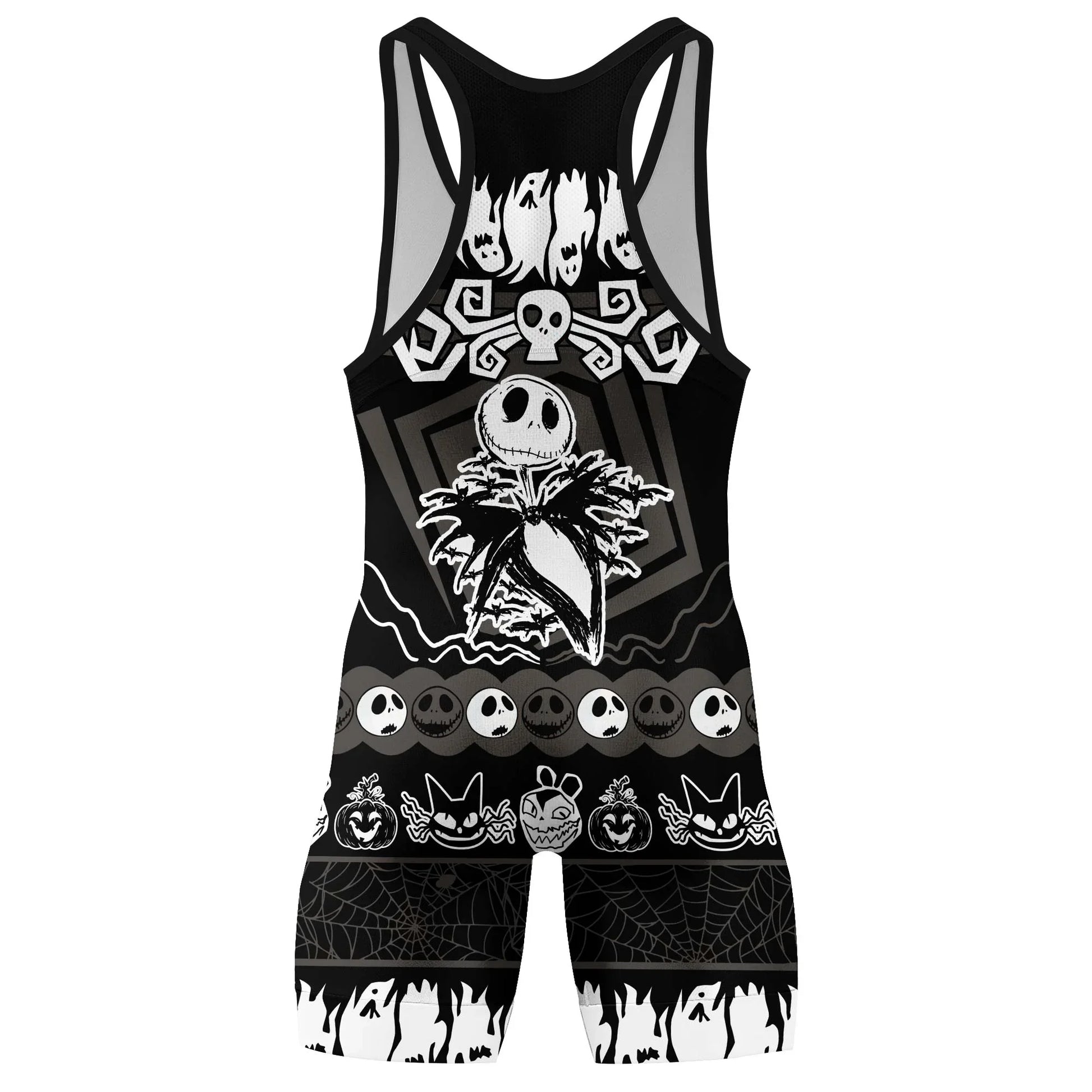 Jack Skellington Nightmare King Wrestling Singlet