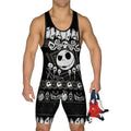 Jack Skellington Nightmare King Wrestling Singlet