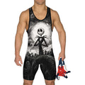 Jack Skellington Wrestling Singlet