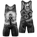 Jack Skellington Wrestling Singlet