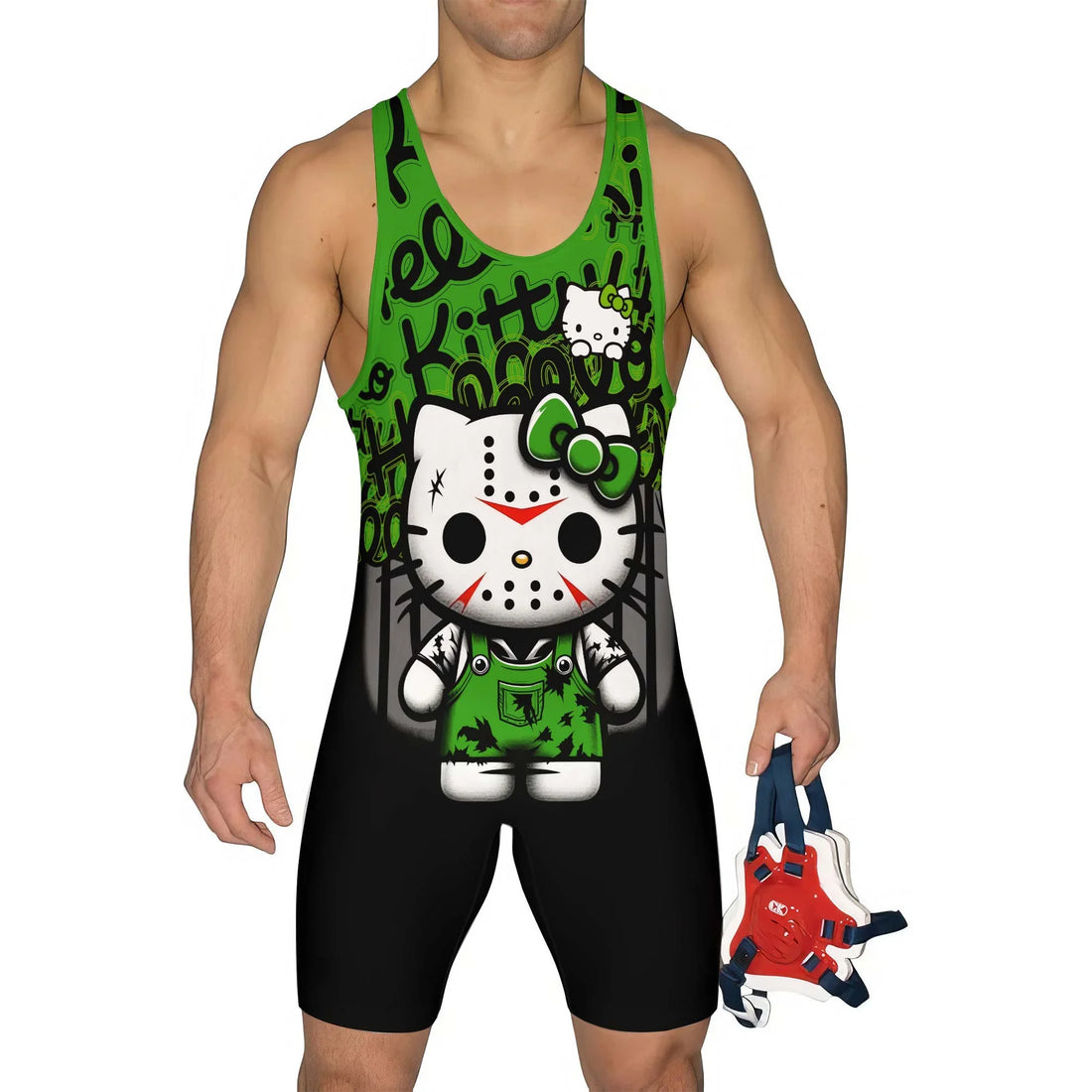 Jason Voorhees Kitty Green Wrestling Singlet