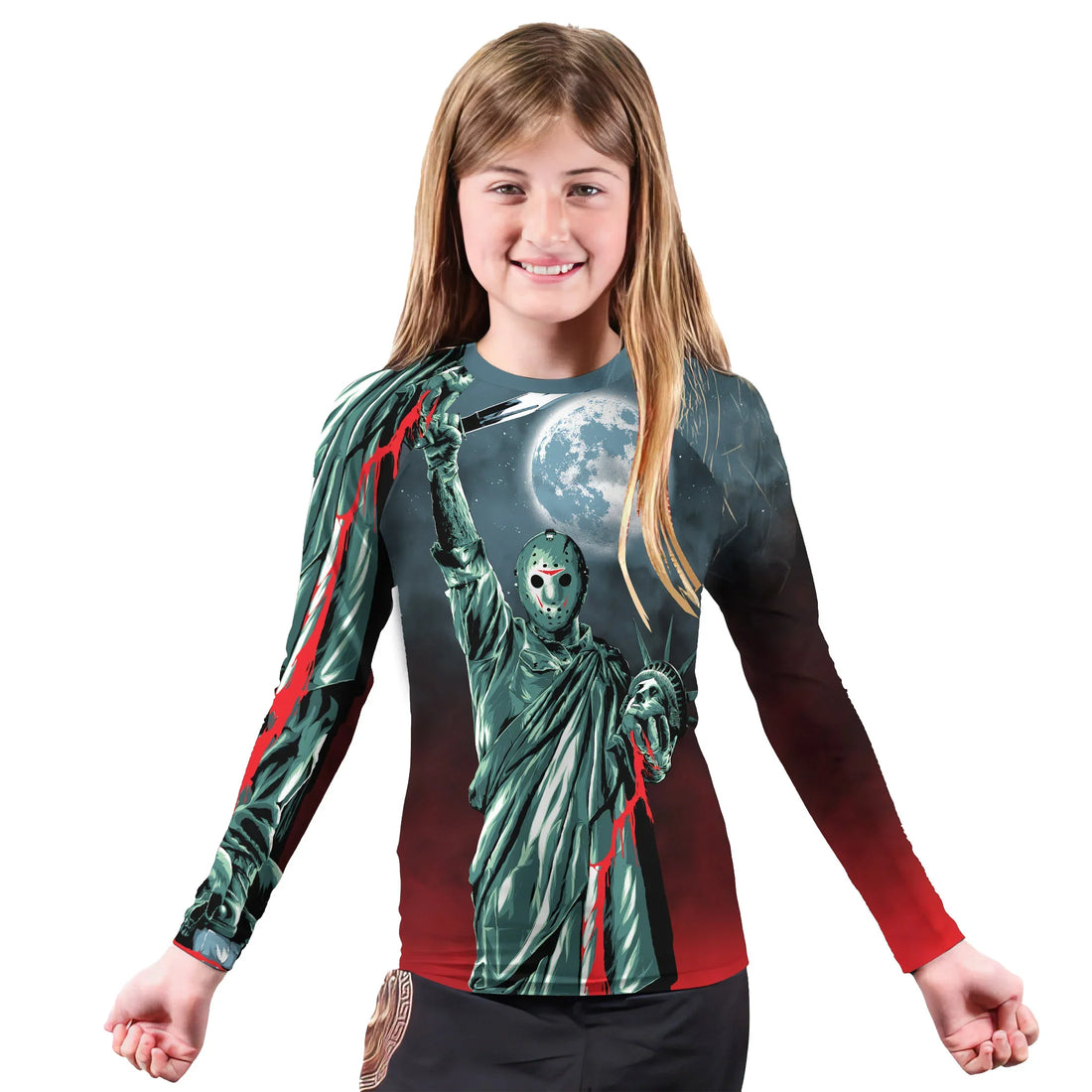Jason Voorhees Liberty Kids Rash Guard