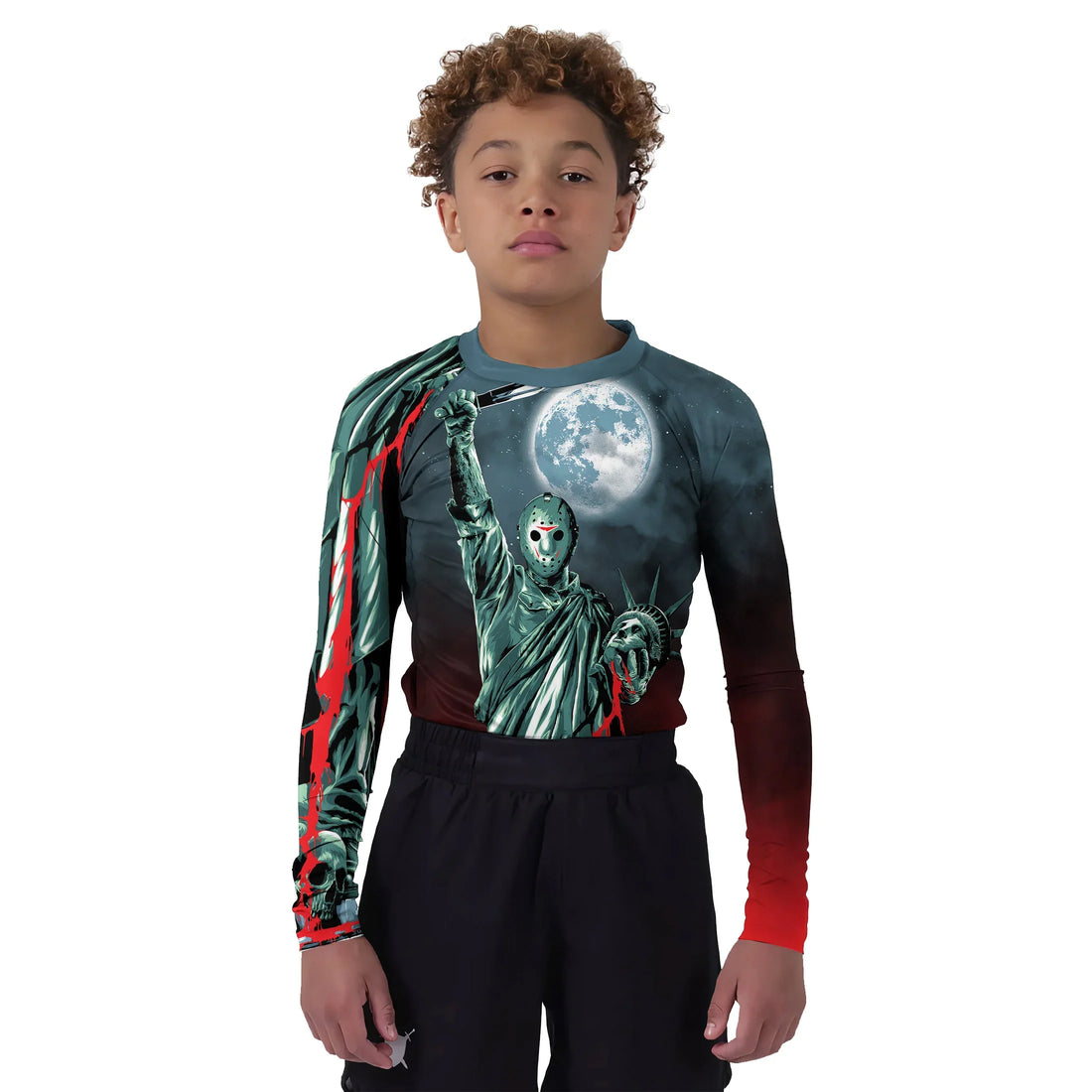 Jason Voorhees Liberty Kids Rash Guard