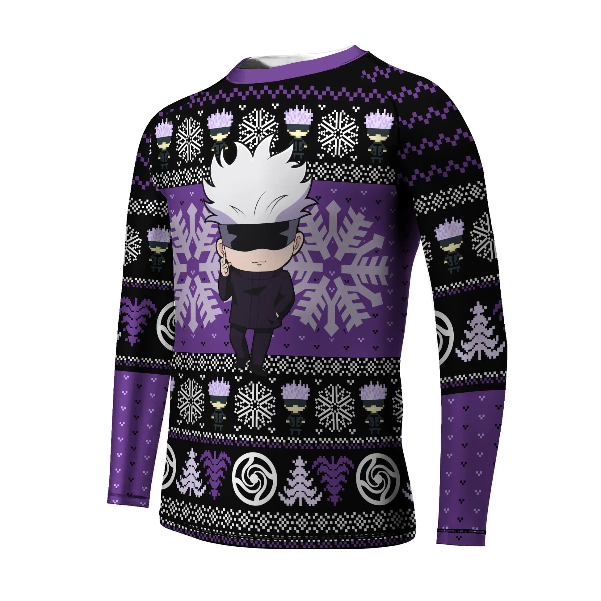 Jujutsu Kaisen Gojo Christmas Kids Rash Guard
