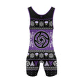 Jujutsu Kaisen Gojo Christmas Wrestling Singlet
