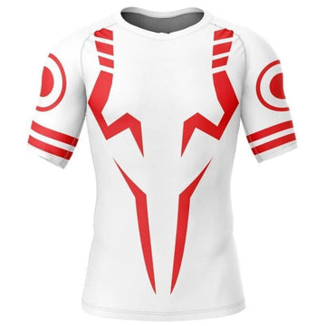 Jujutsu Kaisen Sukuna Red Symbol Rash Guard