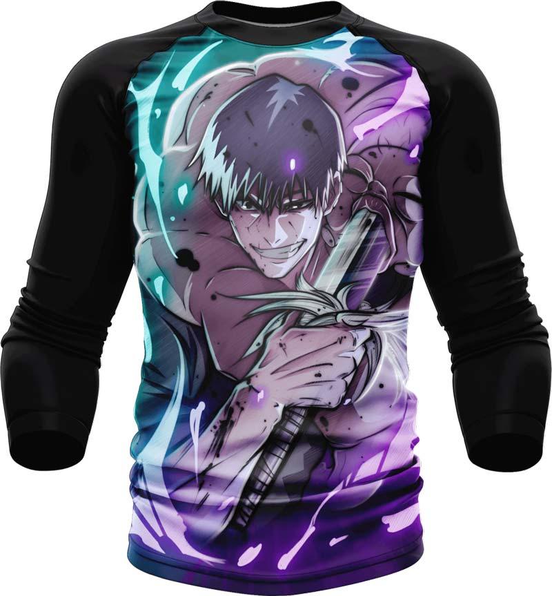 Jujutsu Kaisen Toji Zenin Long Sleeve Rash Guard