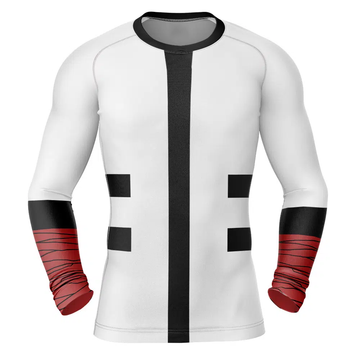 Kenshin Sanosuke Sagara Cosplay Long Sleeve Rash Guard