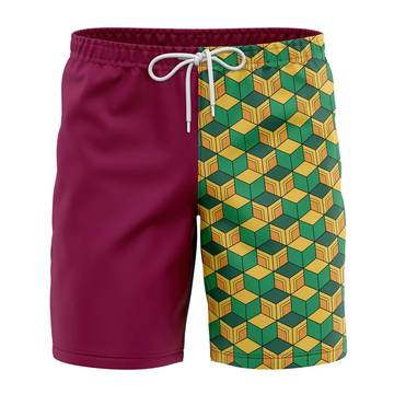 Kimetsu No Yaiba Giyu Tomioka Swim Trunks