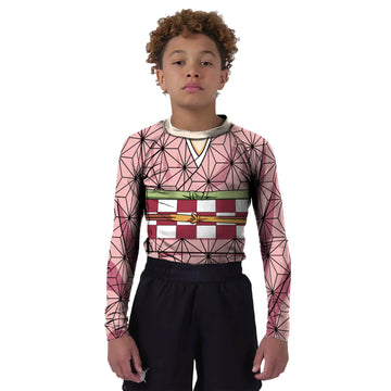 Kimetsu No Yaiba Kamado Nezuko Kimono Kids Rash Guard