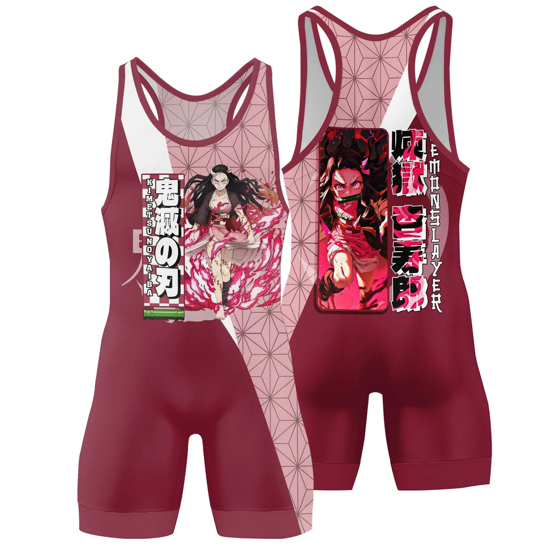 Kimetsu No Yaiba Kamado Nezuko Wrestling Singlet