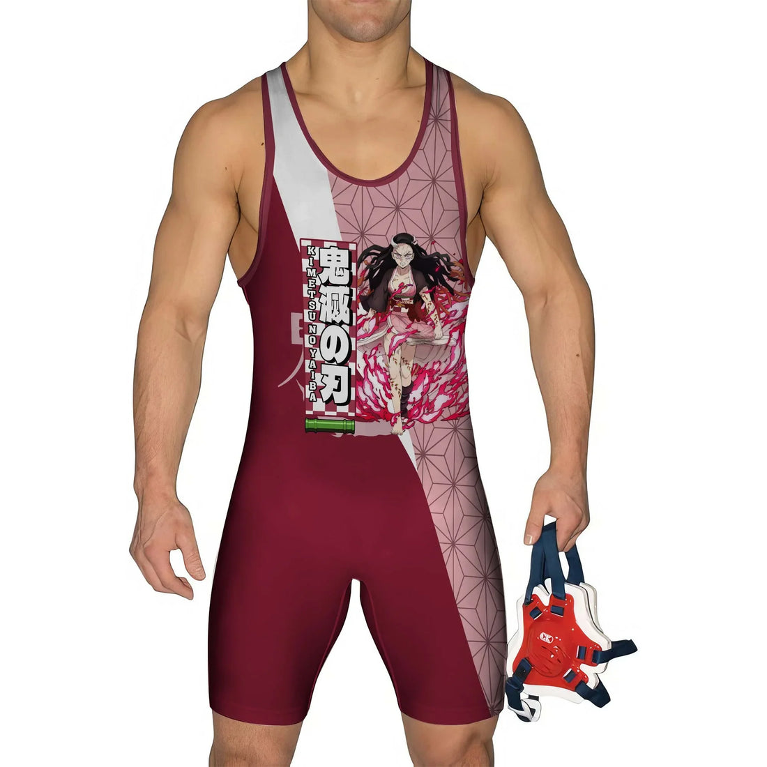 Kimetsu No Yaiba Kamado Nezuko Wrestling Singlet