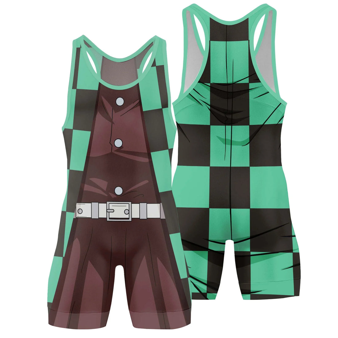 Kimetsu No Yaiba Kamado Tanjiro Wrestling Singlet