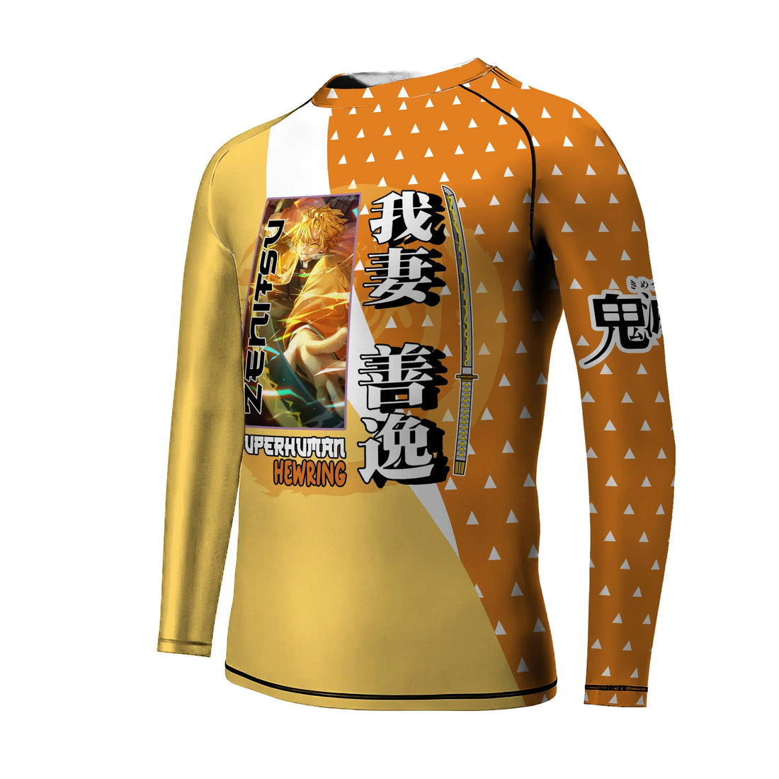 Kimetsu no Yaiba Agatsuma Zenitsu Kids Rash Guard