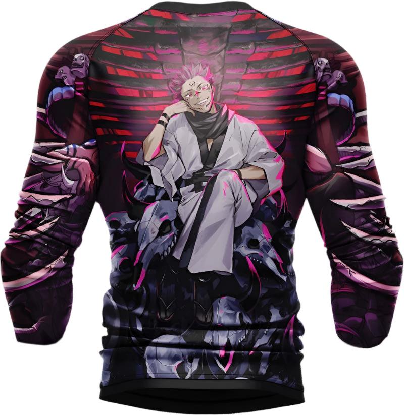 King of Curses Ryomen Sukuna Long Sleeve Rash Guard