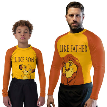 Lion King Like Father Like Son Rash Guard