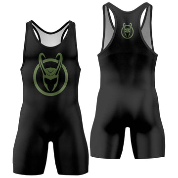 Loki Symbol Wrestling Singlet