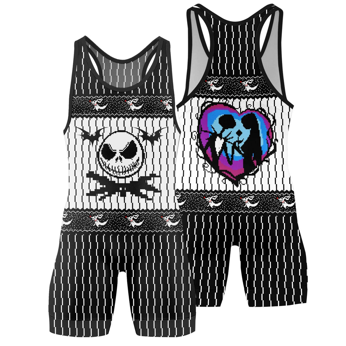 Love of Jack Skelington Wrestling Singlet