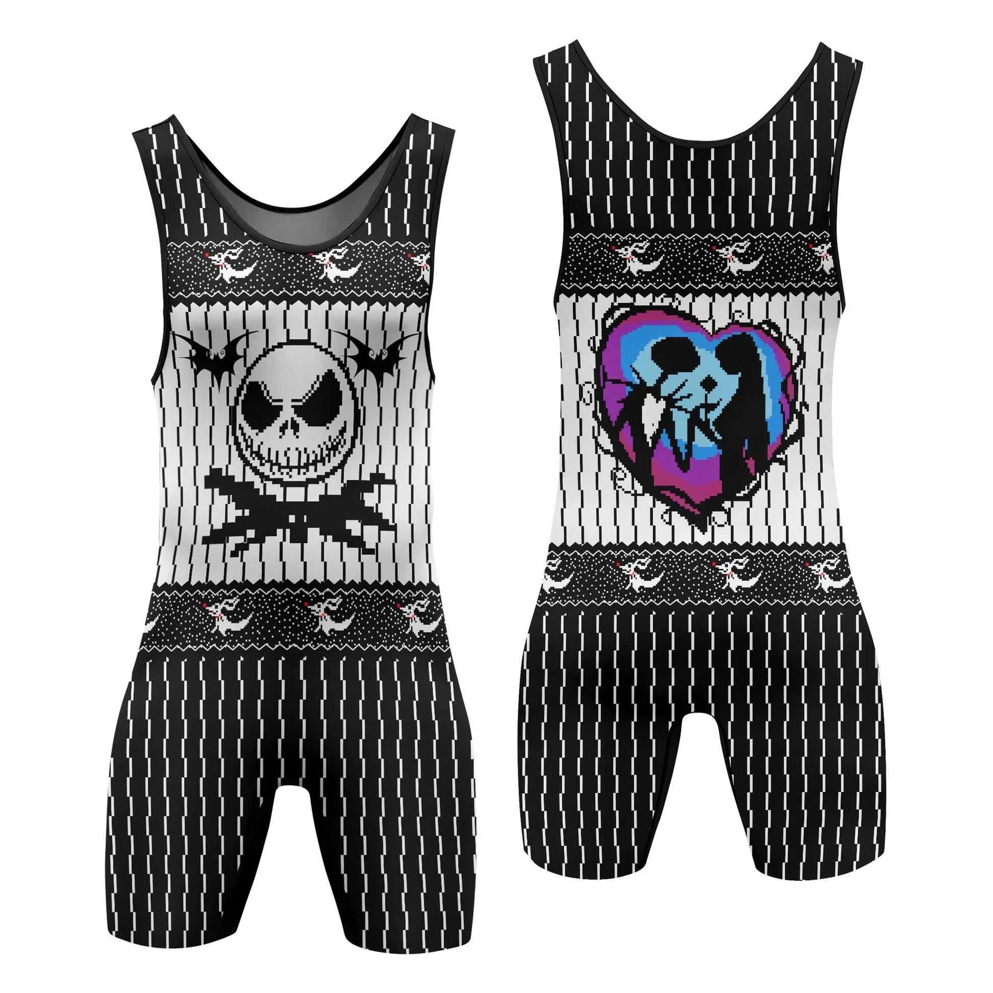 Love of Jack Skelington Wrestling Singlet