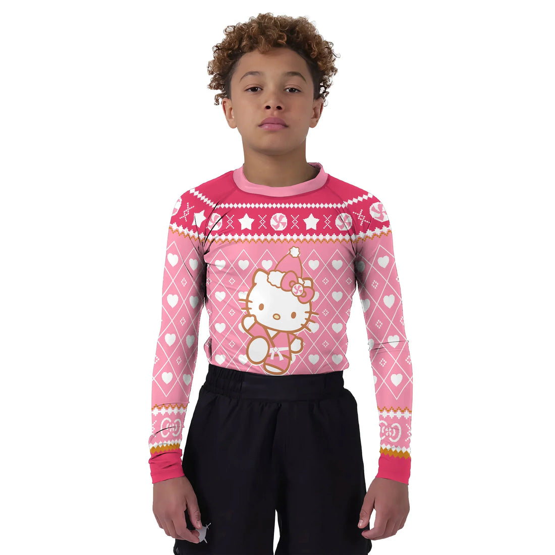 Master Hello Kitty Christmas Kids Rash Guard