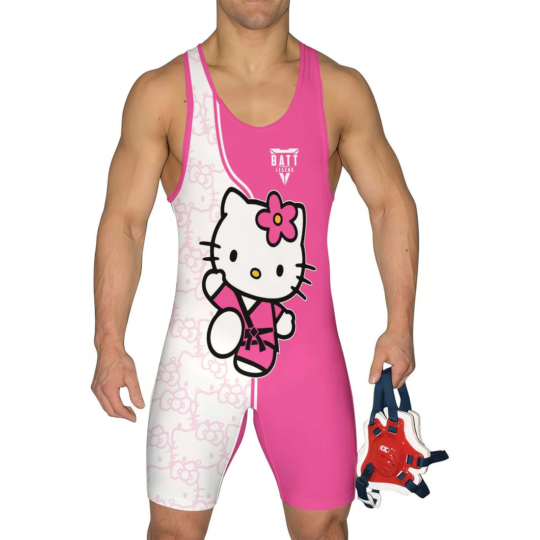 Master Hello Kitty Wrestling Singlet
