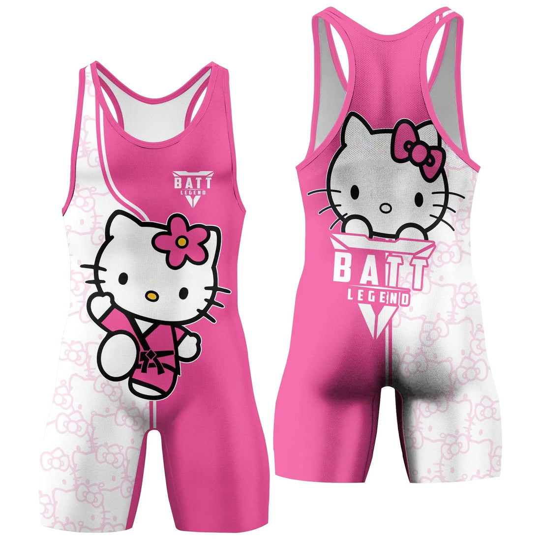 Master Hello Kitty Wrestling Singlet
