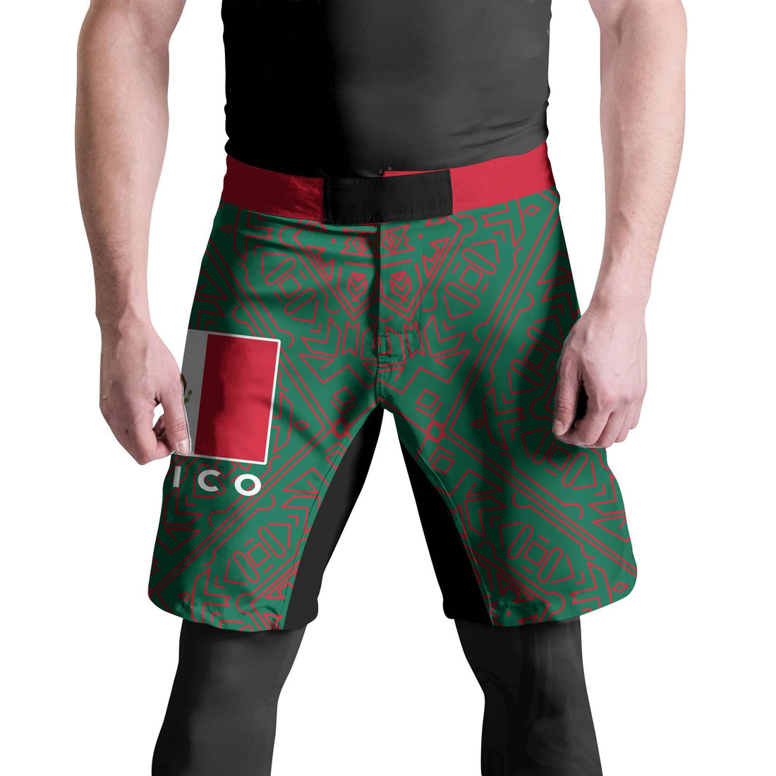 Mexico Flag Fight Shorts