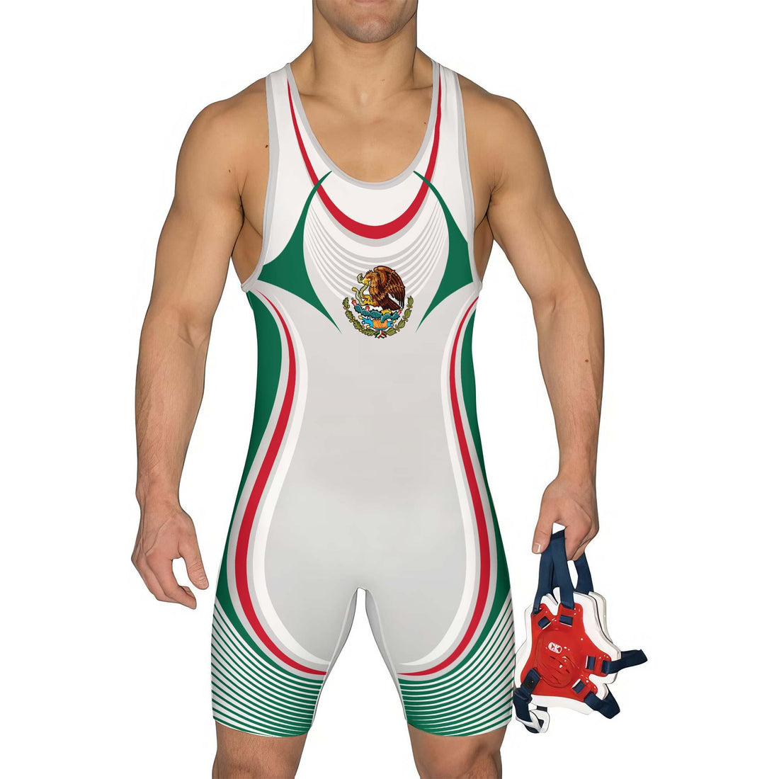 Mexico Olympic Wrestling Singlet