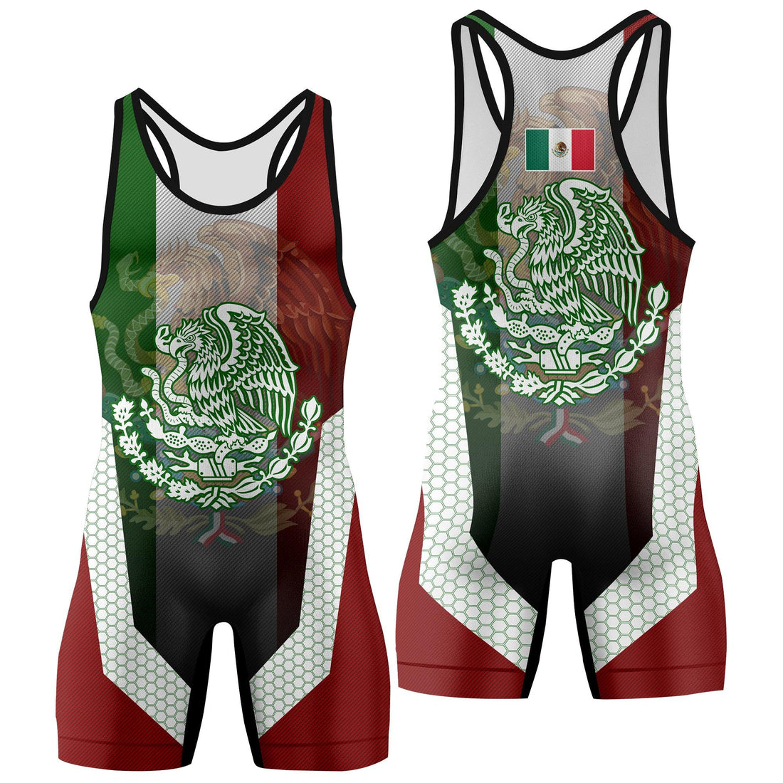 Mexico Symbol Wrestling Singlet