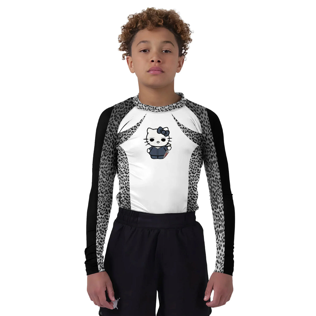 Michael Kitty Kids Rash Guard