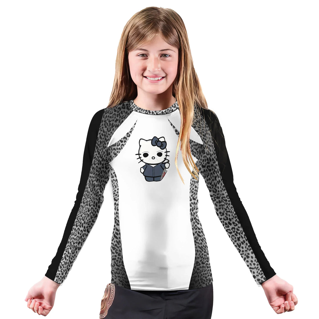 Michael Kitty Kids Rash Guard