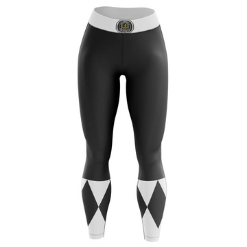 Mighty Morphin Black Ranger Leggings