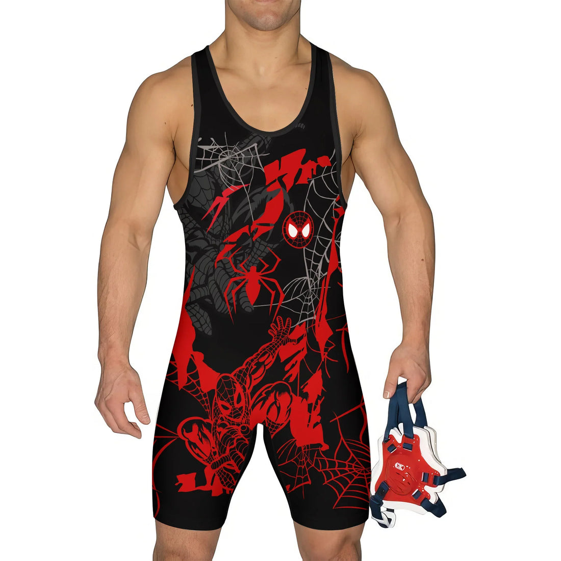 Mile Morale Spider Man Wrestling Singlet