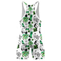Minecraft Creeper Graffiti Wrestling Singlet