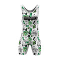 Minecraft Creeper Graffiti Wrestling Singlet