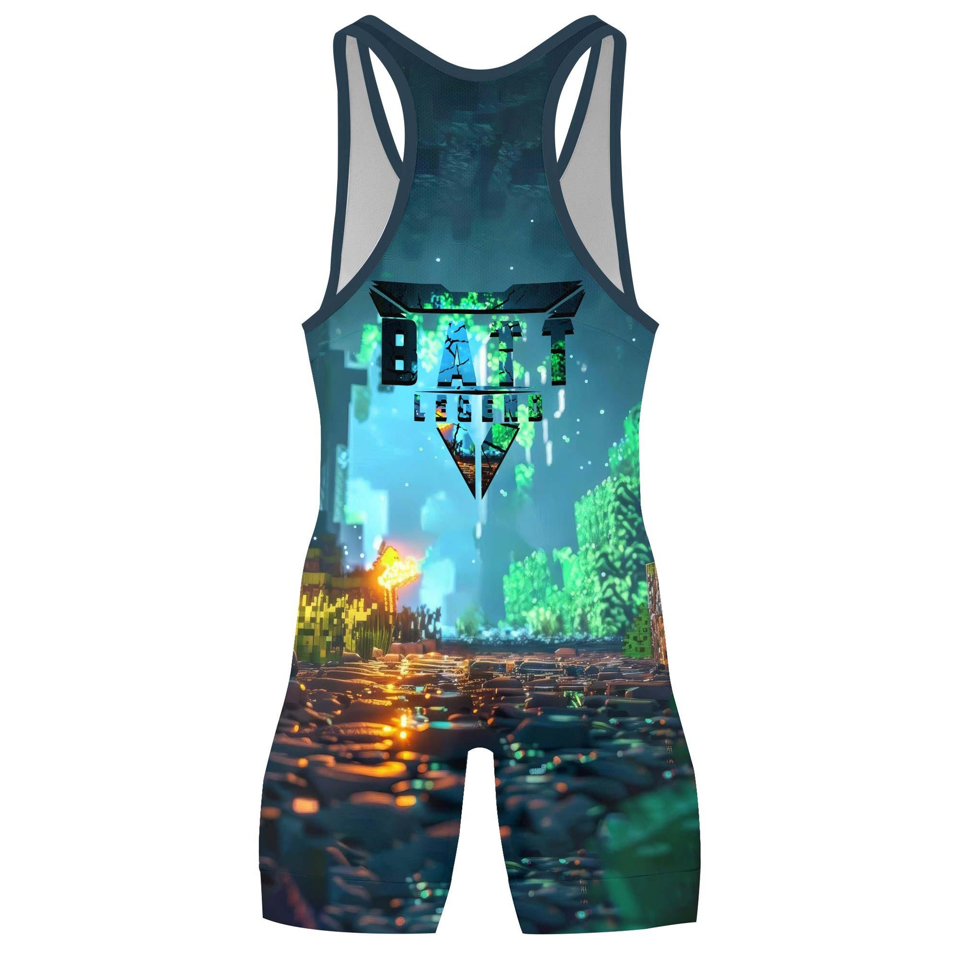 Minecraft Jiu Jitsu Wrestling Singlet