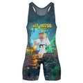 Minecraft Jiu Jitsu Wrestling Singlet