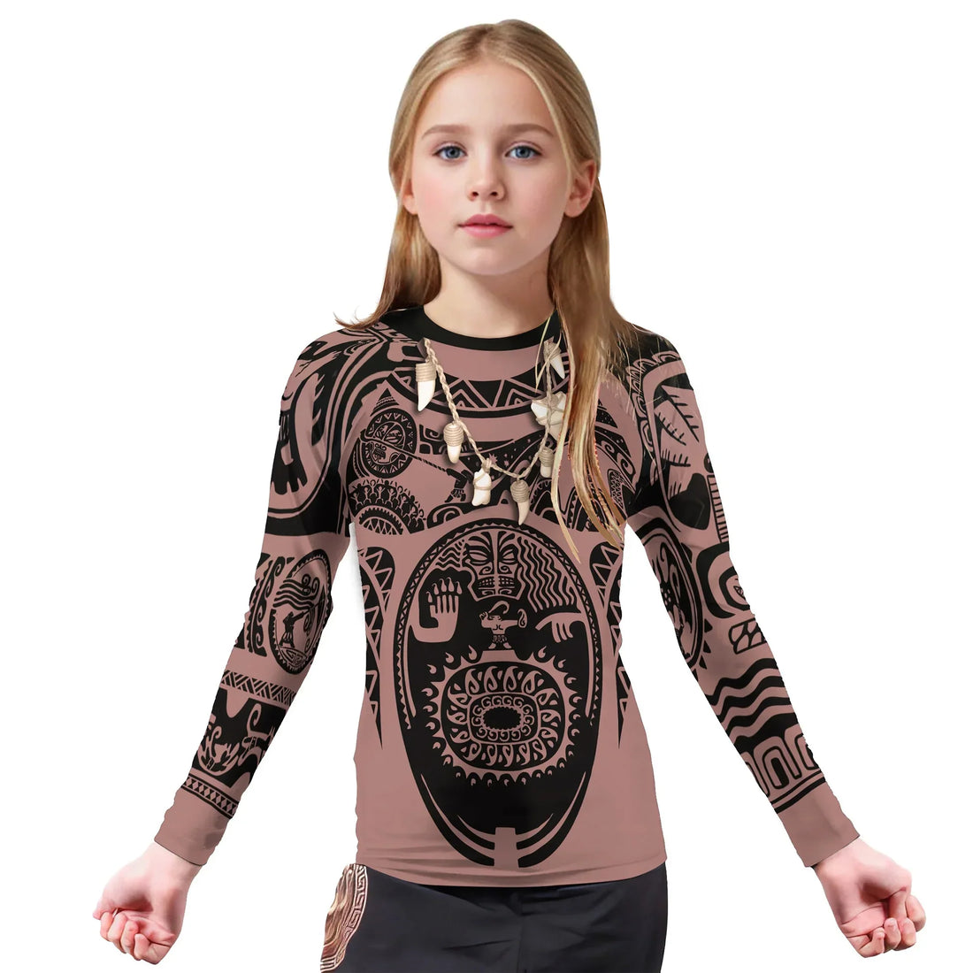 Moana Maui Cosplay Kids Rash Guard