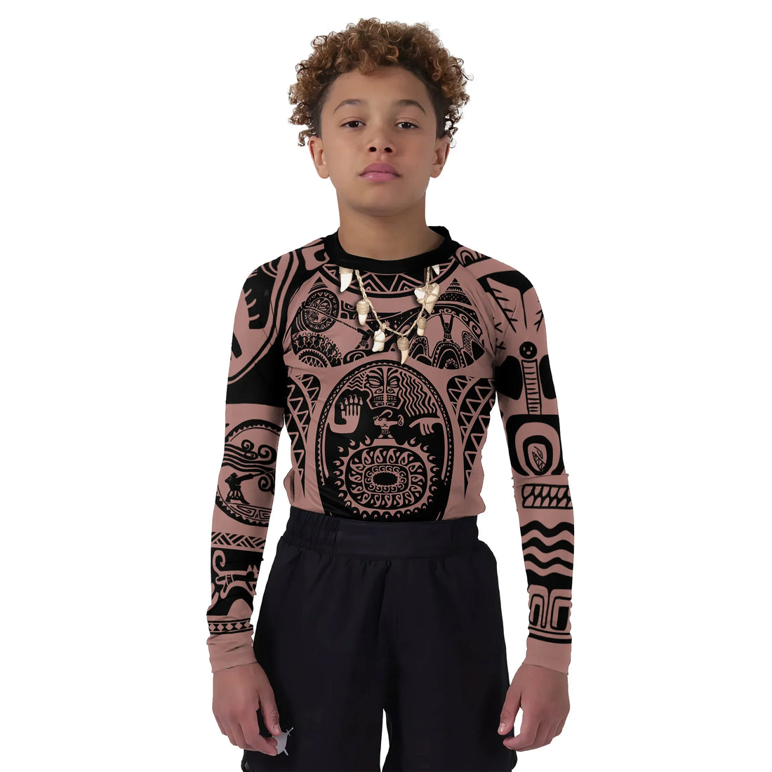 Moana Maui Cosplay Kids Rash Guard